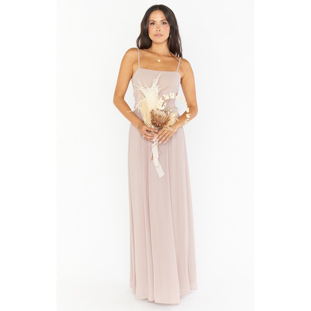 Show Me Your Mumu Lauren Tie Back Maxi Gown S